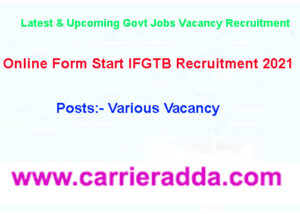 IFGTB Recruitment
