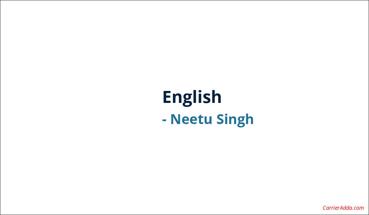 English by Neetu Singh PDF Book Download