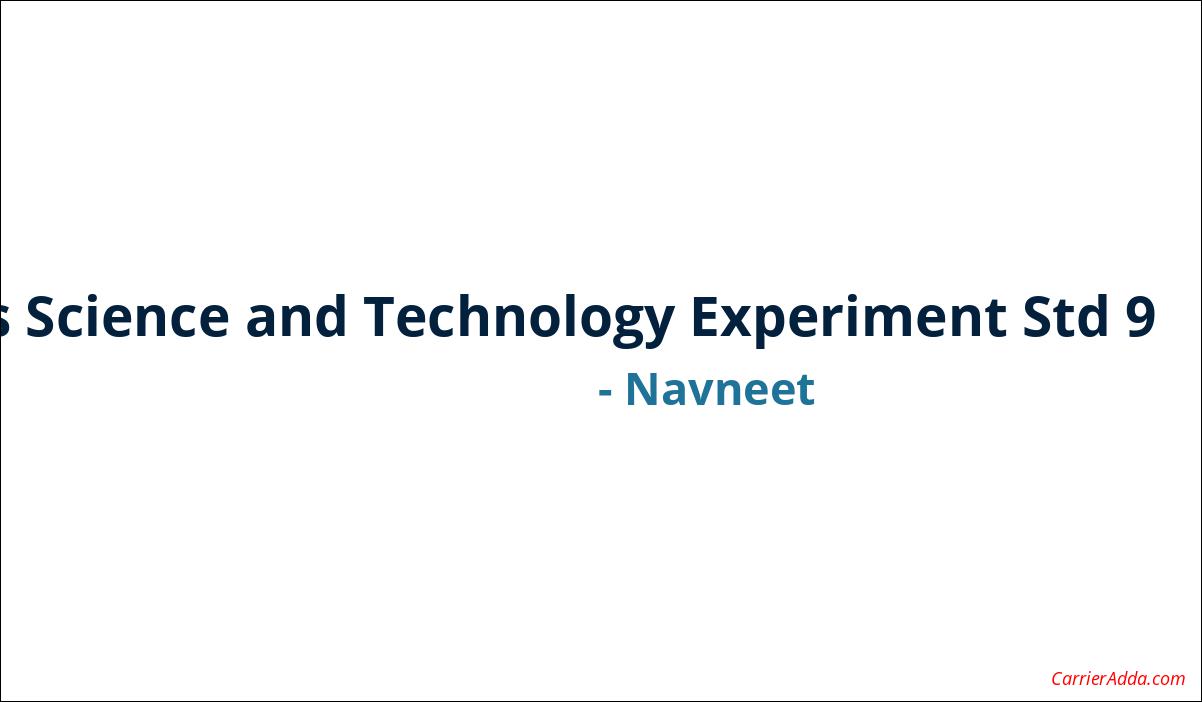Vikas Science and Technology Experiment Std 9 by Navneet PDF Book Download