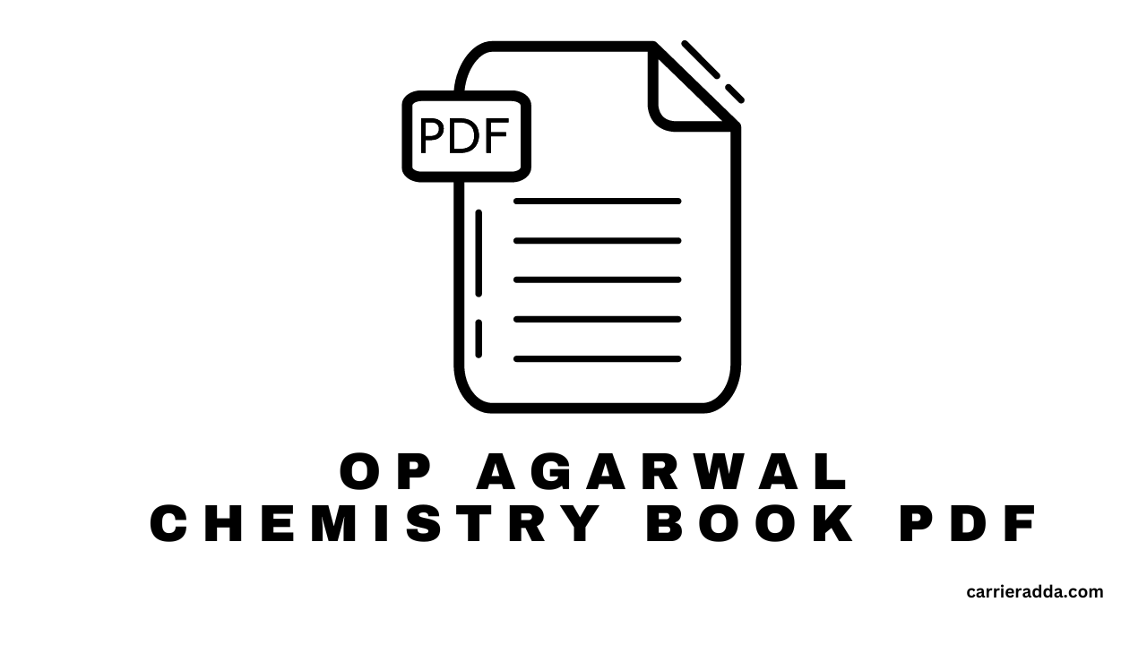 OP Agarwal Chemistry Book PDF