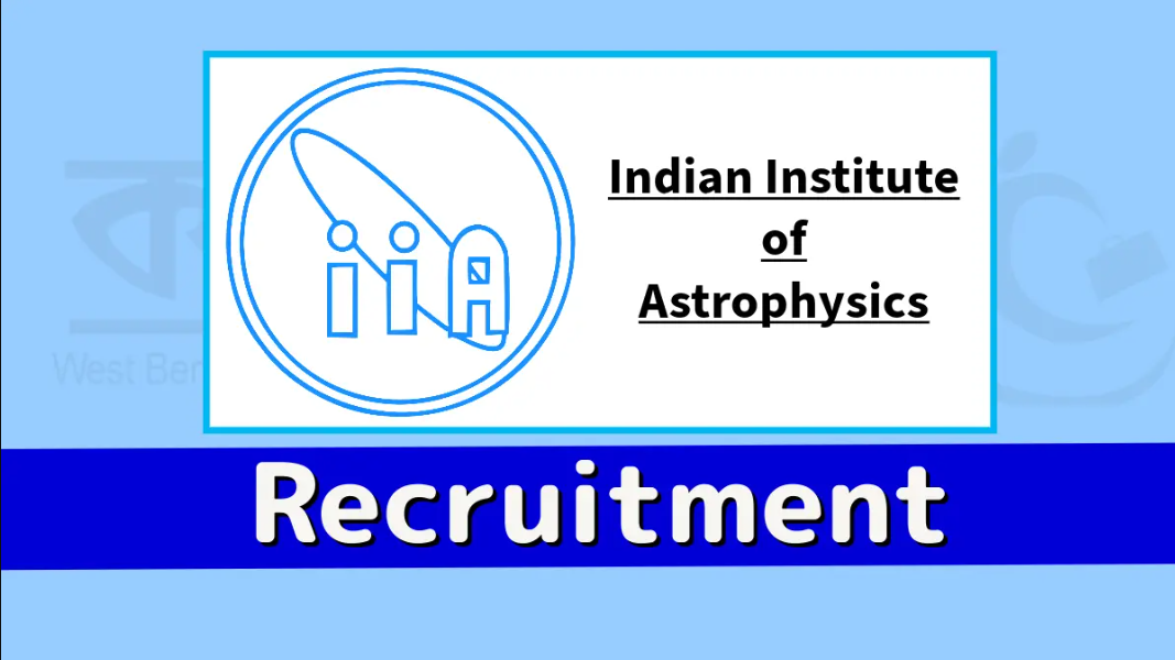 Indian Institute of Astrophysics Project Engineer Vacancy