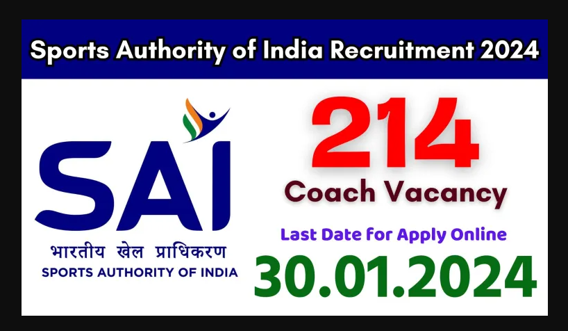 Sports Authority of India Coach Vacancy