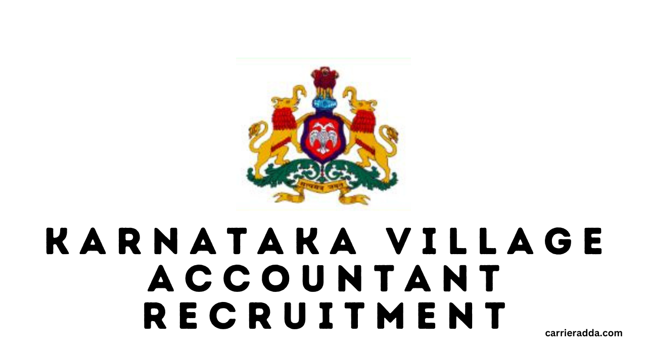 Karnataka Village Accountant Recruitment