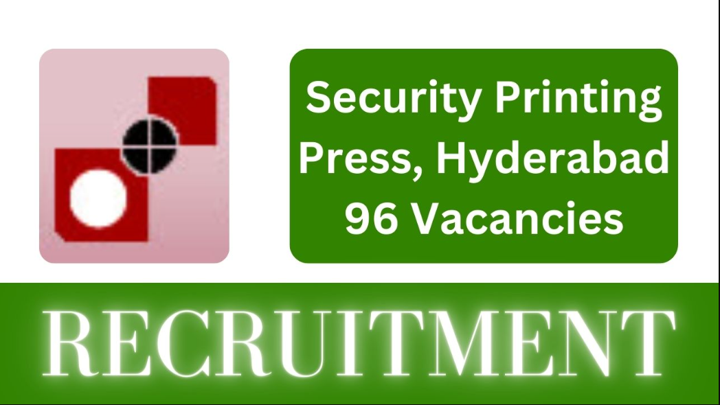 Security Printing Press (SPP) Hyderabad Supervisor, Junior Technician & Other Vacancy