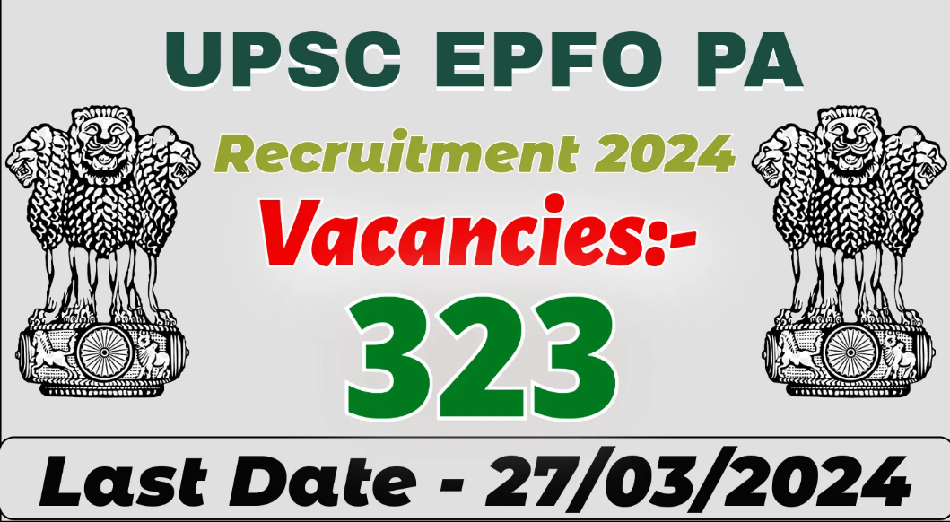 Union Public Service Commission (UPSC) Personal Assistant Vacancy