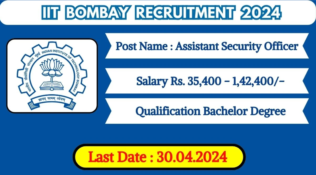 Indian Institute Of Technology (IIT) Bombay Assistant Security Officer Vacancy