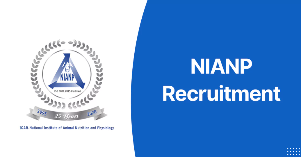 National Institute of Animal Nutrition And Physiology (NIANP) Young Professional Vacancy