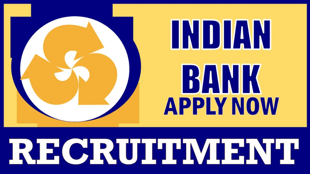 Indian Bank Specialist Officer Vacancy
