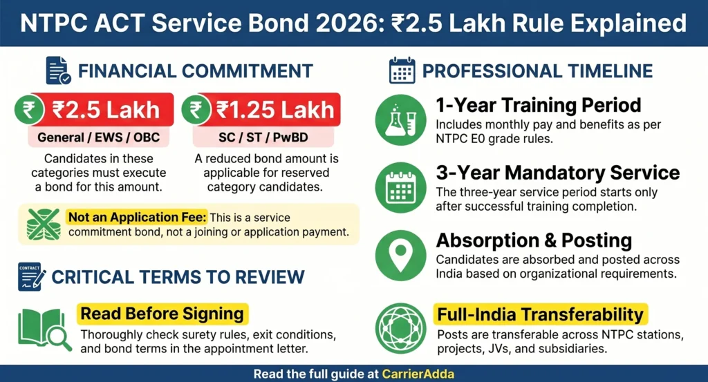 NTPC ACT Service Bond
